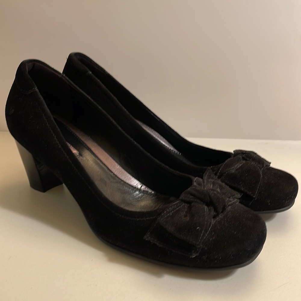 New Ecco, women‘s suede leather pumps, sz 41/US 10
